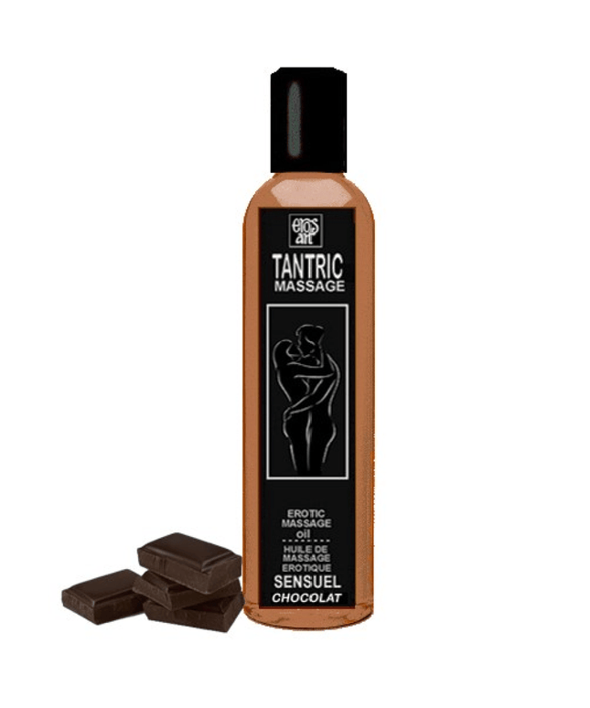 EROS-ART - OLIO DA MASSAGGIO TANTRICO NATURALE E AFRODISIACO AL CIO CCOLATO 200 ML - Only Vibes