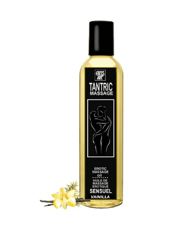 EROS-ART - OLIO DA MASSAGGIO TANTRICO NATURALE E VANIGLIA AFRODISIACA 200 ML - Only Vibes
