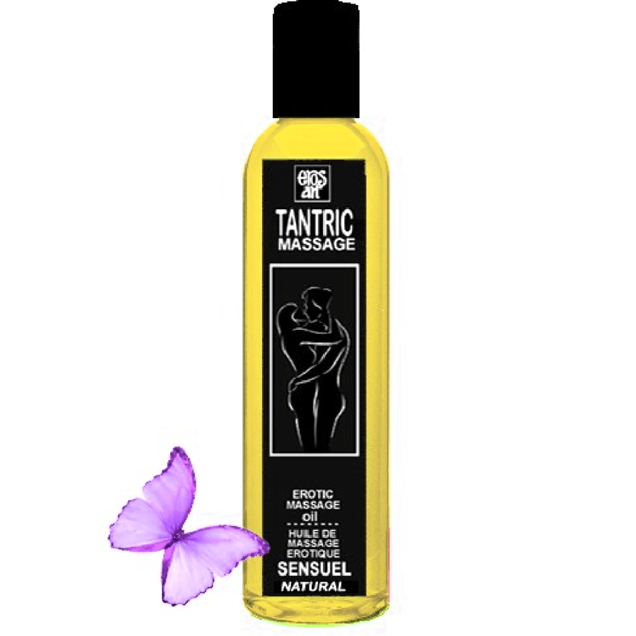 EROS-ART - OLIO DA MASSAGGIO TANTRICO NATURALE E AFRODISIACO NEUTRO 200 ML - Only Vibes