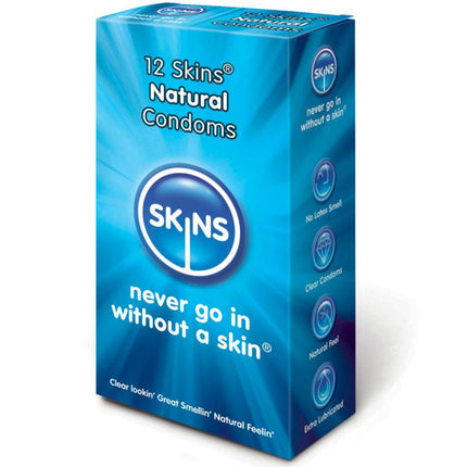 SKINS - PRESERVATIVO NATURAL PACK 12 - Only Vibes