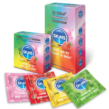 SKINS - PELLI CONDOM GUSTI 12 PACK - Only Vibes