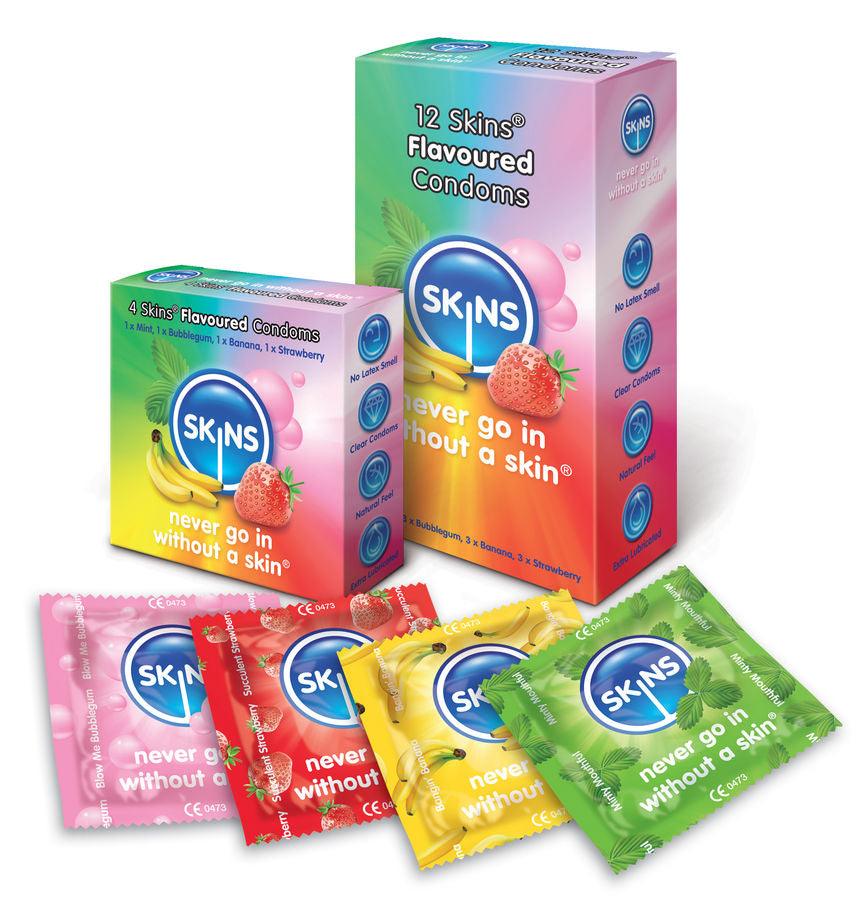 SKINS - PELLI CONDOM GUSTI 12 PACK - Only Vibes