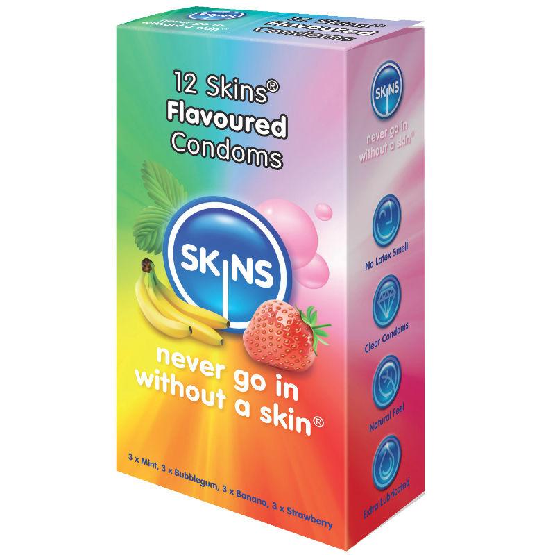 SKINS - PELLI CONDOM GUSTI 12 PACK - Only Vibes