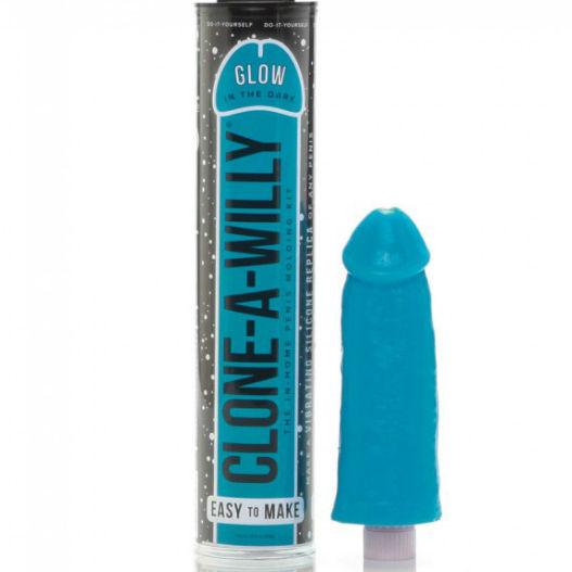 CLONE A WILLY - CLONATORE DEL PENE LUMINESCENTE BLU CON VIBRATORE - Only Vibes