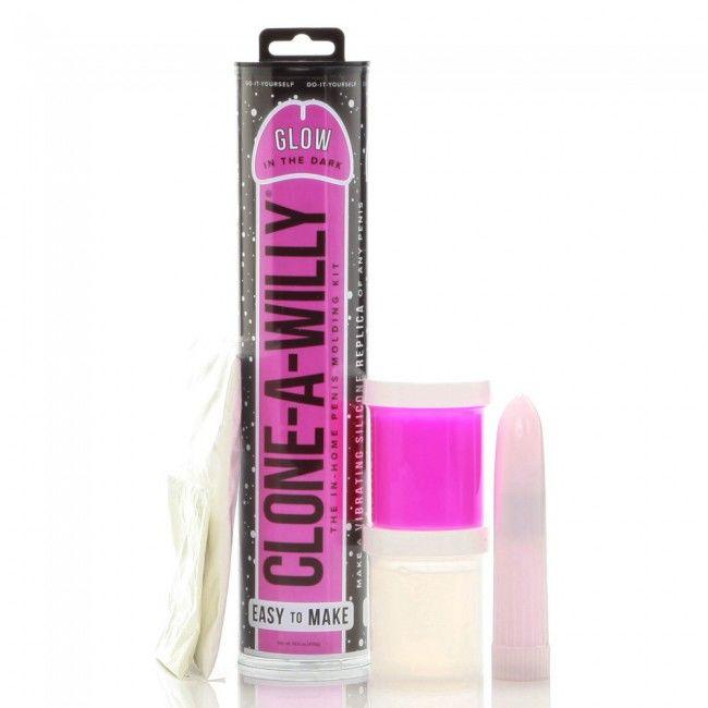 CLONE A WILLY - CLONATORE DEL PENE LUMINESCENTE ROSA CON VIBRATORE - Only Vibes