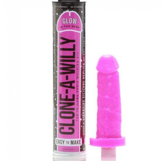 CLONE A WILLY - CLONATORE DEL PENE LUMINESCENTE ROSA CON VIBRATORE - Only Vibes