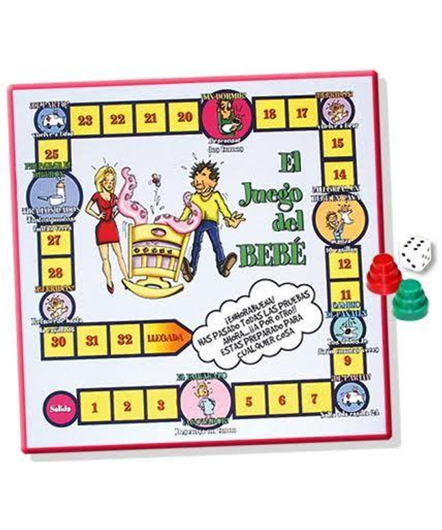 INEDIT - THE GAME THE BABY (MEASURE: 33.5 X 33.5CM) - Only Vibes