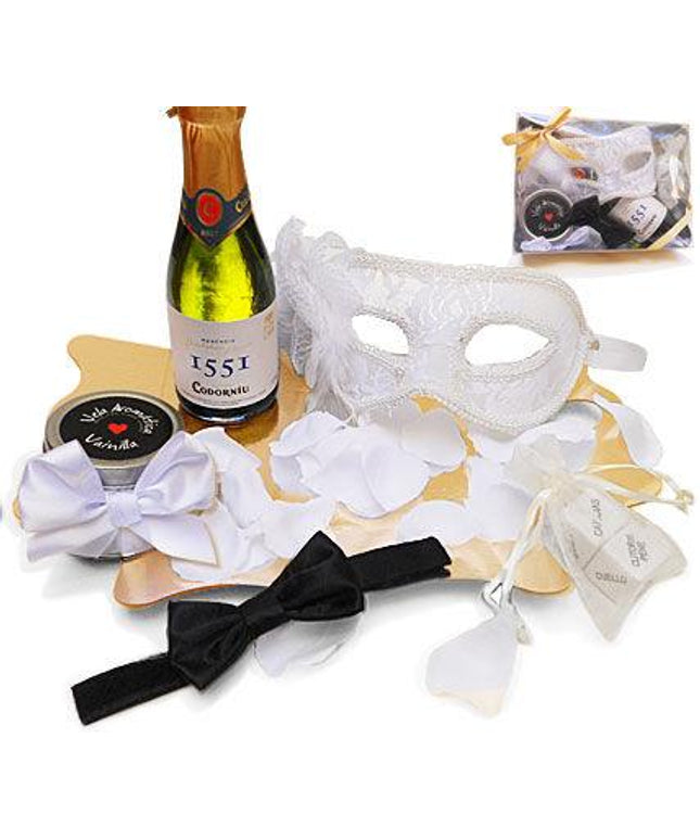 INEDIT - EROTIC KIT MASCHERA VENEZIANA BIANCA - Only Vibes