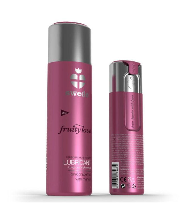 SWEDE - FRUITY LOVE LUBRIFICANTE POMPELMO ROSA CON MANGO 100 ML - Only Vibes