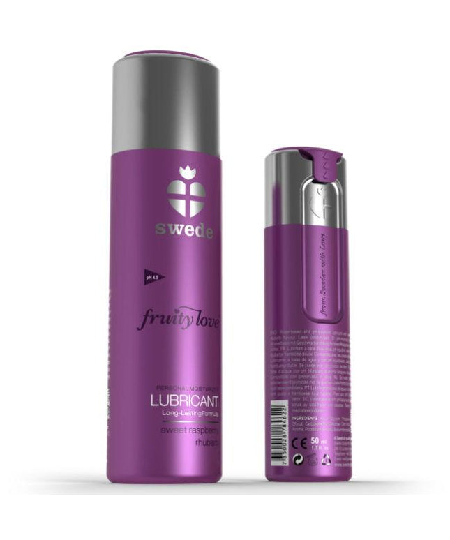 SWEDE - FRUITY LOVE LUBRIFICANTE LAMPONE RABARBARO 100 ML - Only Vibes
