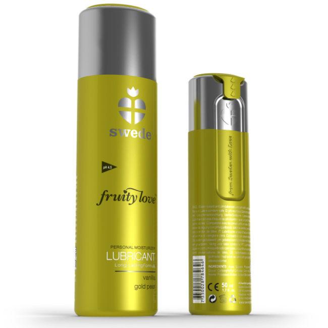 SWEDE - FRUITY LOVE LUBRIFICANTE VANIGLIA GOLD PERA 100 ML - Only Vibes