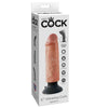 KING COCK - DILDO VIBRATORE 15.24 CM NATURALE - Only Vibes