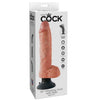 KING COCK - DILDO VIBRANTE CON TESTICOLI 25.5 CM COLORE NATURALE - Only Vibes