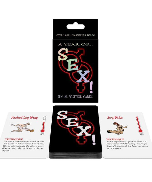 KHEPER GAMES - CARTE DI POSIZIONE SESSUALE UN ANNO DI...SESSO! - Only Vibes