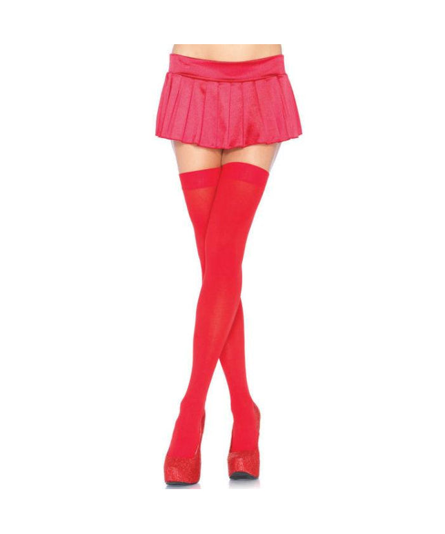 LEG AVENUE - CALZAMAGLIA IN NYLON ROSSO - Only Vibes