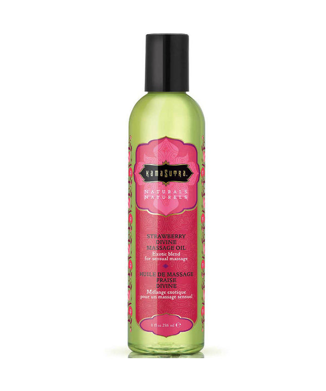KAMASUTRA - NATURALS OLIO DA MASSAGGIO DIVINO ALLA FRAGOLA 236ML