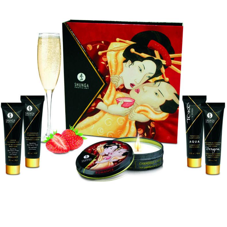 SHUNGA - KIT SEGRETO GEISHA FRAGOLE E CAVA - Only Vibes