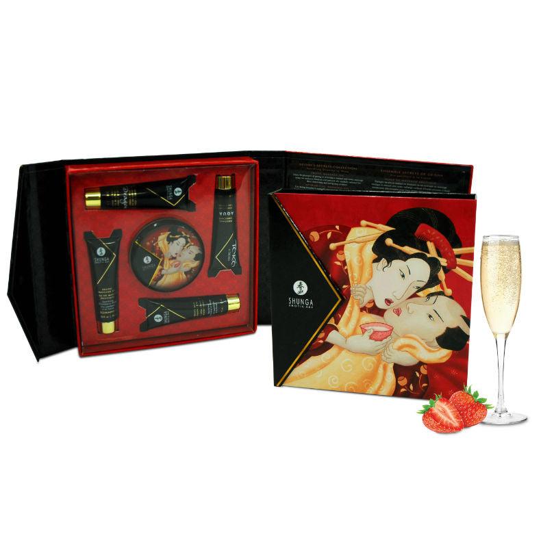 SHUNGA - KIT SEGRETO GEISHA FRAGOLE E CAVA - Only Vibes