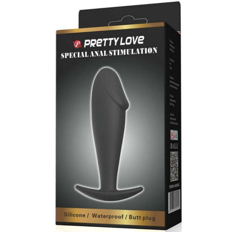 PRETTY LOVE - PLUG ANALE IN SILICONE PER PENE NERO - Only Vibes