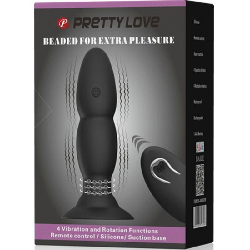 PRETTY LOVE - SPINA VIBRATORE E ROTAZIONE TRAMITE TELECOMANDO - Only Vibes