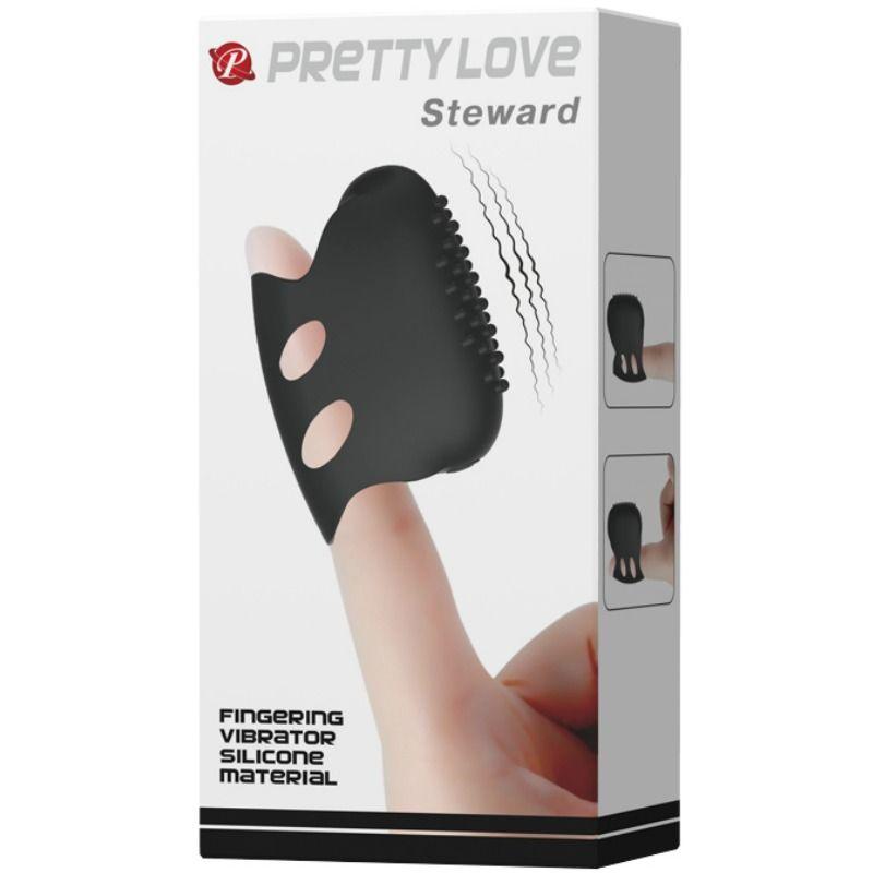 PRETTY LOVE - FLIRTATION DITALE VIBRAZIONE NERO STEWARD - Only Vibes