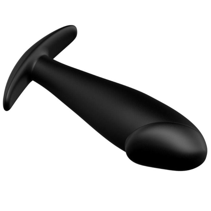 PRETTY LOVE - PLUG ANALE IN SILICONE FORMA DEL PENE E 12 MODALIT DI VIBRAZIONE NERO - Only Vibes