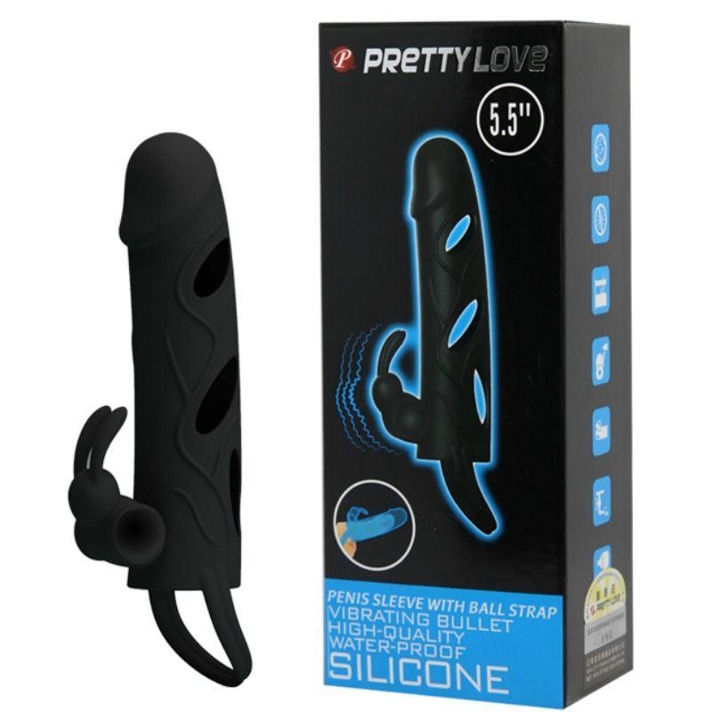 PRETTY LOVE - COPERTURA IN SILICONE CON VIBRAZIONE 14 CM 1.0 - Only Vibes