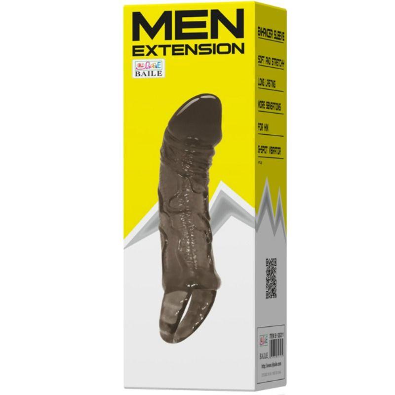 BAILE - GUAINA ESTENSIONE PENE CON CINTURINO PER TESTICOLI 11.5 CM - Only Vibes