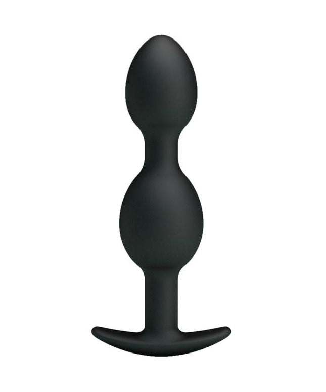 PRETTY LOVE - SFERE ANALI IN SILICONE 12.5 CM NERE - Only Vibes