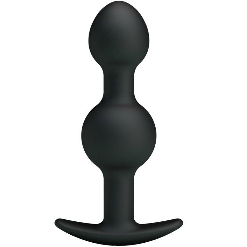 PRETTY LOVE - SFERE ANALI IN SILICONE PER STIMOLAZIONE SPECIALE 10.3 CM NERO - Only Vibes