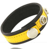 LEATHER BODY - E CINTURINO CON MOSCHETTONI - NERO E GIALLO - Only Vibes