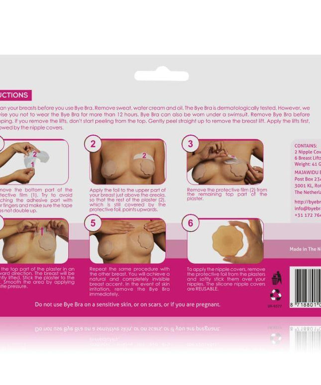 BYE-BRA - VOLUMIZZANTE PER IL SENO + COPRI CAPEZZOLI IN SILICONE COPPA F/H - Only Vibes
