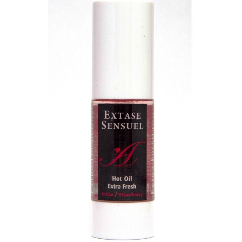 EXTASE SENSUAL - OLIO DA MASSAGGIO CON EFFETTO FRAGOLA EXTRA FRESCO 30 ML - Only Vibes