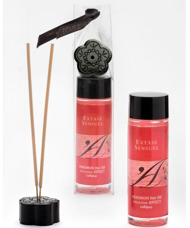 EXTASE SENSUAL - OLIO DA MASSAGGIO EFFETTO CALORE AI FEROMONI PIRULET 100 ML - Only Vibes