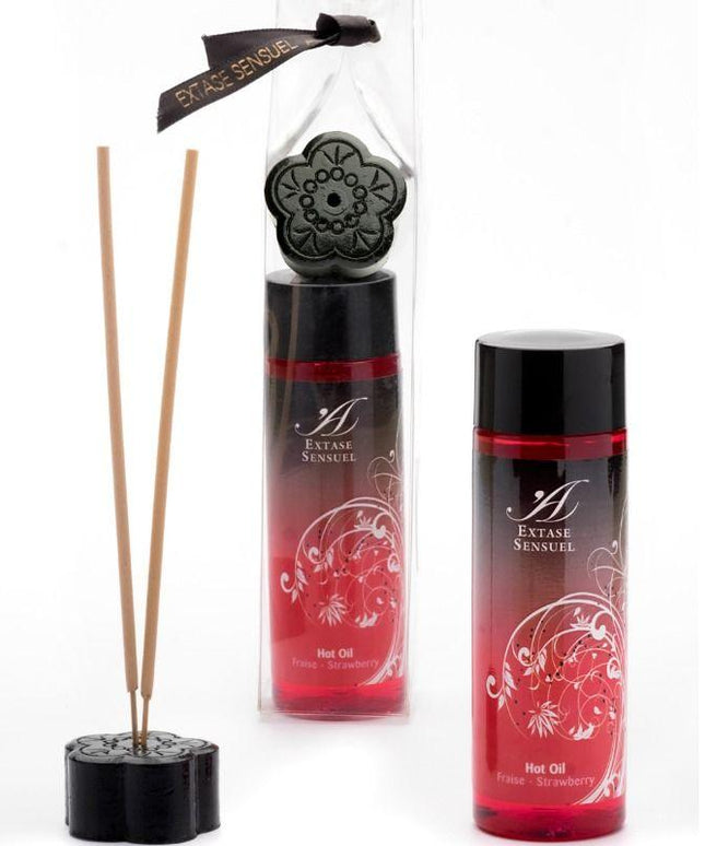 EXTASE SENSUAL - OLIO CALORE STIMOLANTE ALLA FRAGOLA 100 ML - Only Vibes