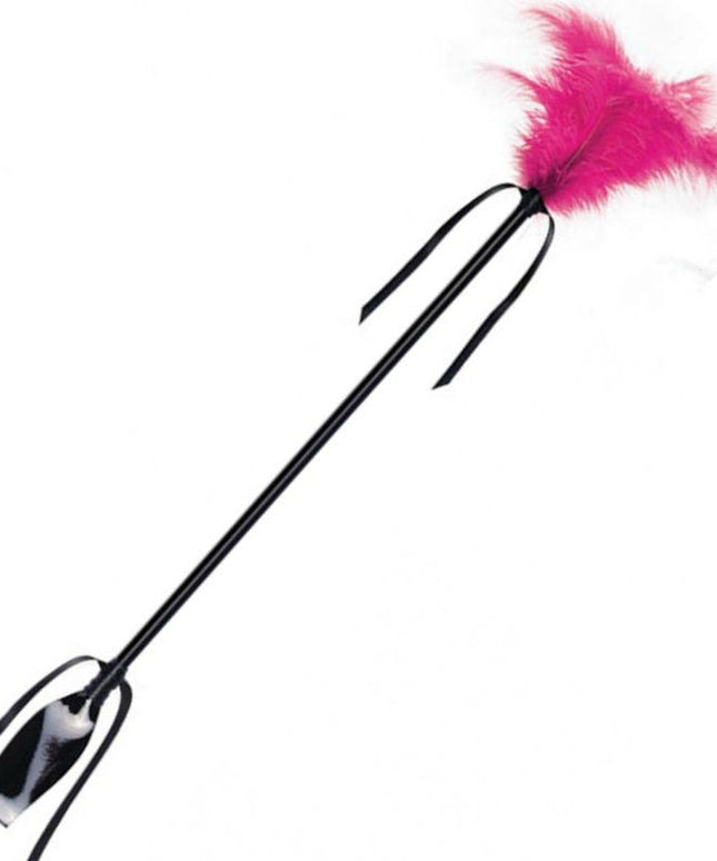 SECRETPLAY - WHIP & FEATHER NERO E FUCSIA - Only Vibes