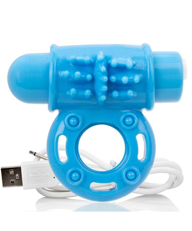 SCREAMING O - VIBRATORE RING WOW RICARICABILE BLU - Only Vibes