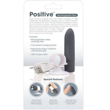 SCREAMING O - MASSAGGIATORE RICARICABILE POSITIVO GRIGIO - Only Vibes
