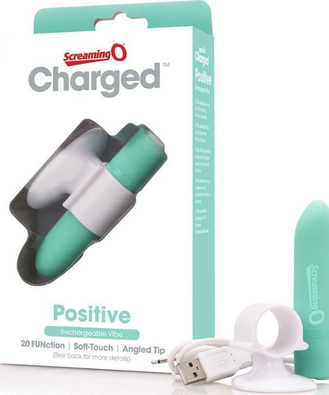SCREAMING O - MASSAGGIATORE RICARICABILE POSITIVO VERDE - Only Vibes