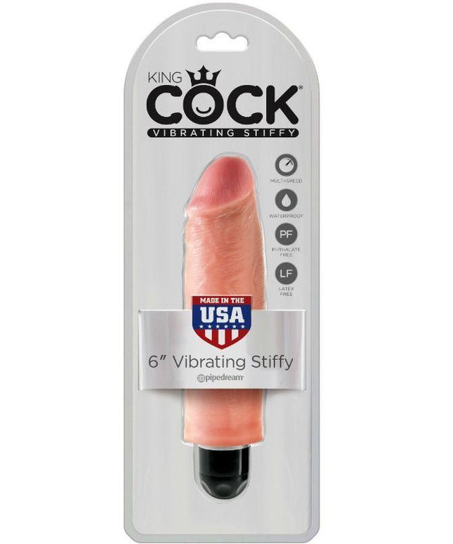KING COCK - VIBRATORE RIGIDO REALISTICO 15.24 CM NATURALE - Only Vibes