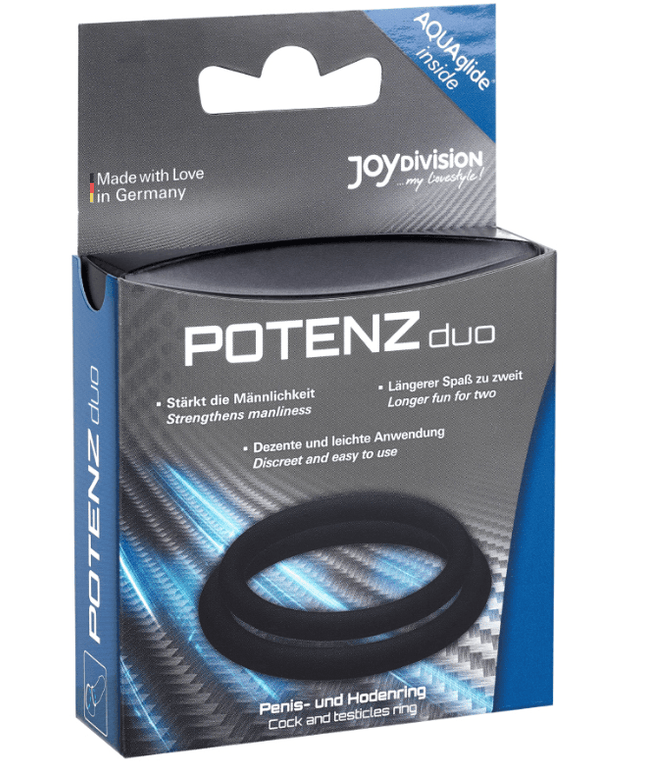 JOYDIVISION POTENZDUO - ANELLI NERO - M - Only Vibes