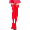 LEG AVENUE - CALZAMAGLIA IN NYLON CON FIOCCO ROSSO TAGLIA UNICA - Only Vibes