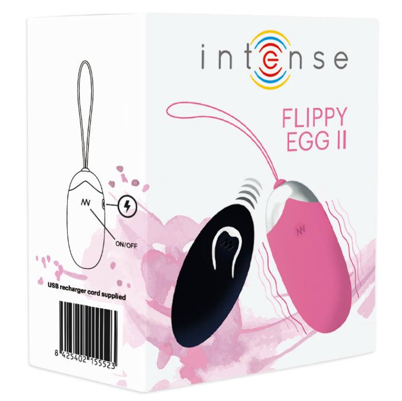 INTENSE - UOVO VIBRANTE FLIPPY II CON TELECOMANDO ROSA - Only Vibes