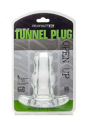 PERFECT FIT BRAND - DOPPIO TUNNEL PLUG XL GRANDE TRANSPARENTE - Only Vibes