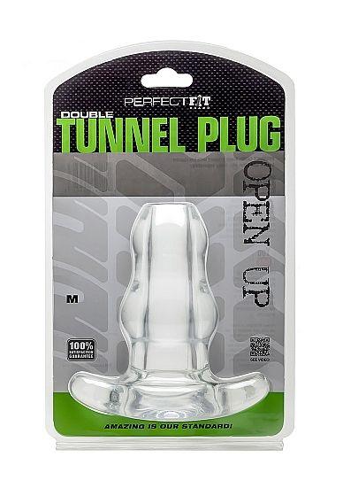 PERFECT FIT BRAND - DOPPIO TUNNEL PLUG MEDIO TRANSPARENTE - Only Vibes