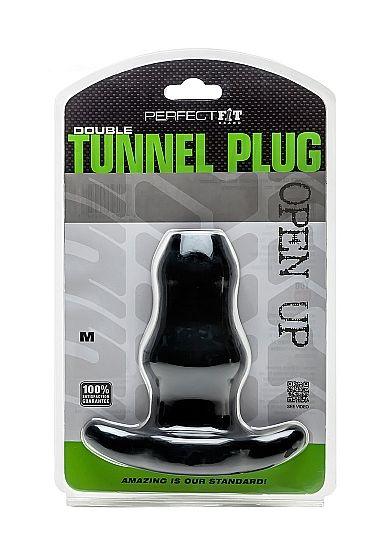 PERFECT FIT BRAND - DOPPIO TUNNEL PLUG MEDIO NERO - Only Vibes