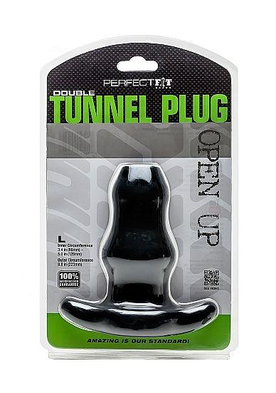 PERFECT FIT BRAND - DOPPIO TUNNEL PLUG GRANDE NERO - Only Vibes