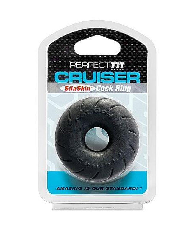 PERFECT FIT BRAND - FAT BOY SILASKIN CRUISER RING NERO - Only Vibes