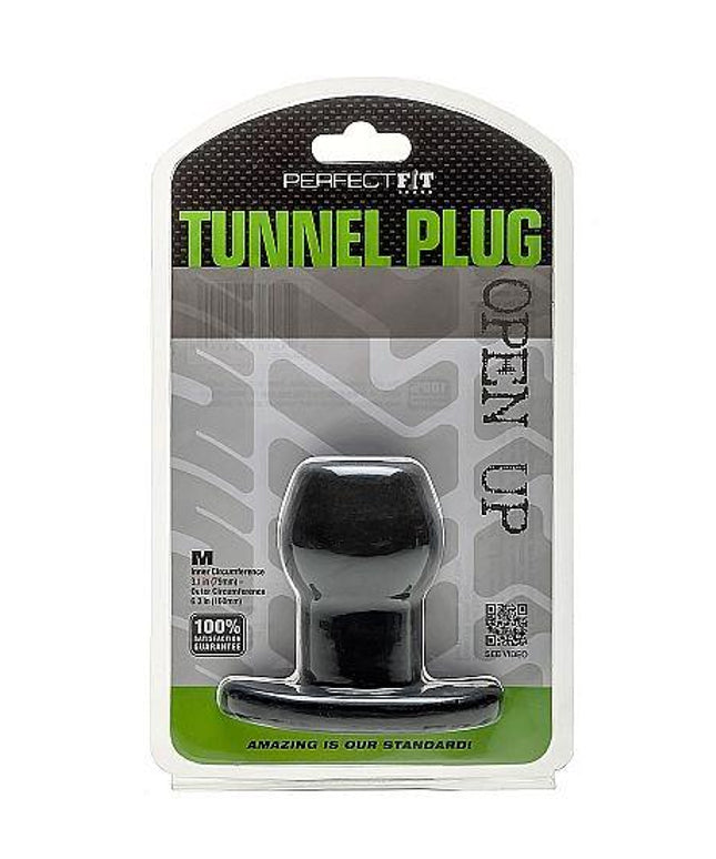 PERFECT FIT BRAND - ASS TUNNEL PLUG SILICONE NERO M - Only Vibes