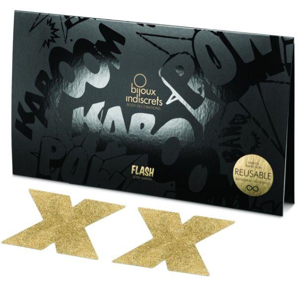 BIJOUX - INDISCRETS COPRI CAPEZZOLI FLASH ORO - Only Vibes